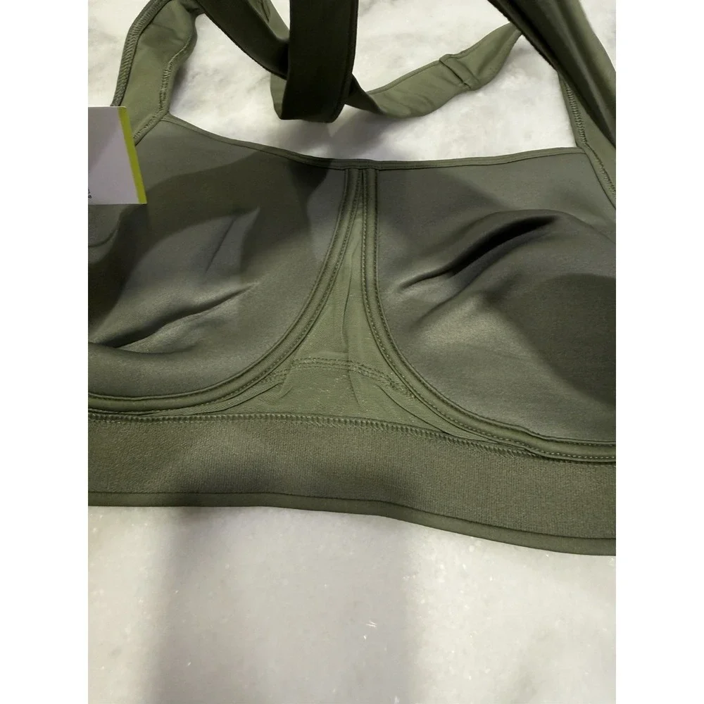 New‎ Old Navy PowerSoft High-Support Longline Sports Bra Women's XL Green